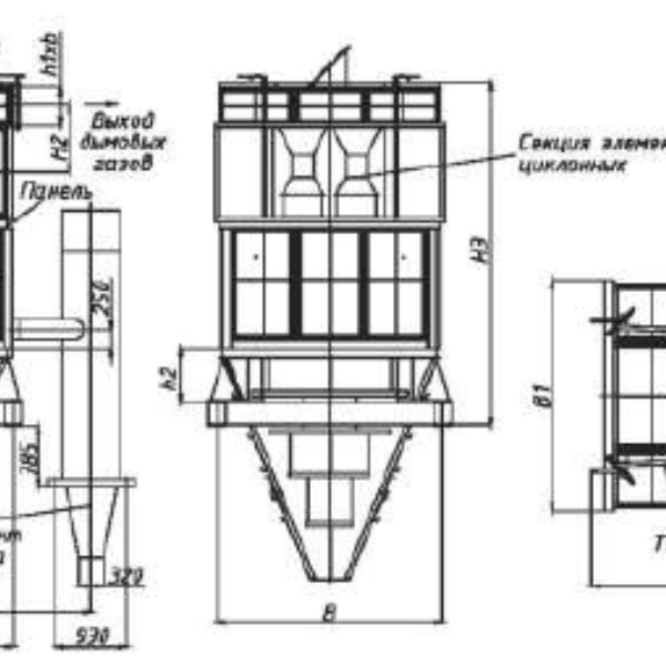Циклон БЦ-259-1-(4x3)